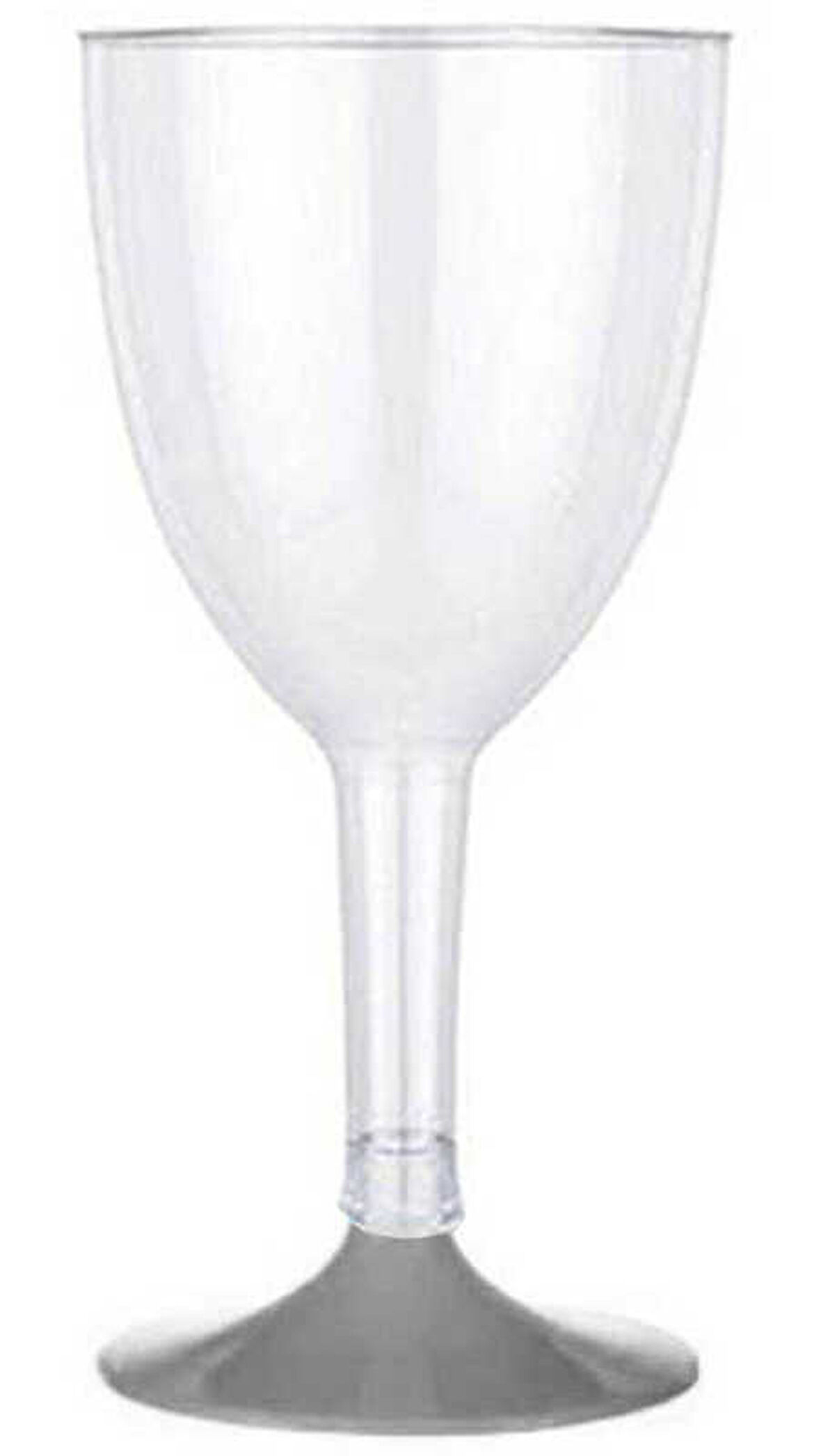 KADEH AKRİLİK 185 CC GÜMÜŞ 6 ADET