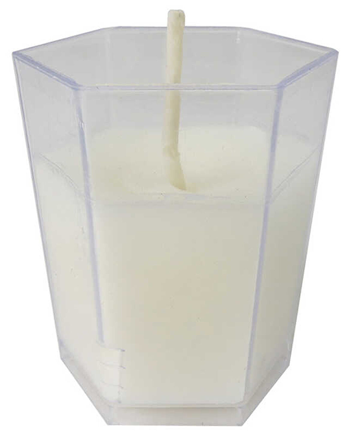 MUM AKRİLİK BARDAKTA ASETAT KUTULU BEYAZ 6 ADET