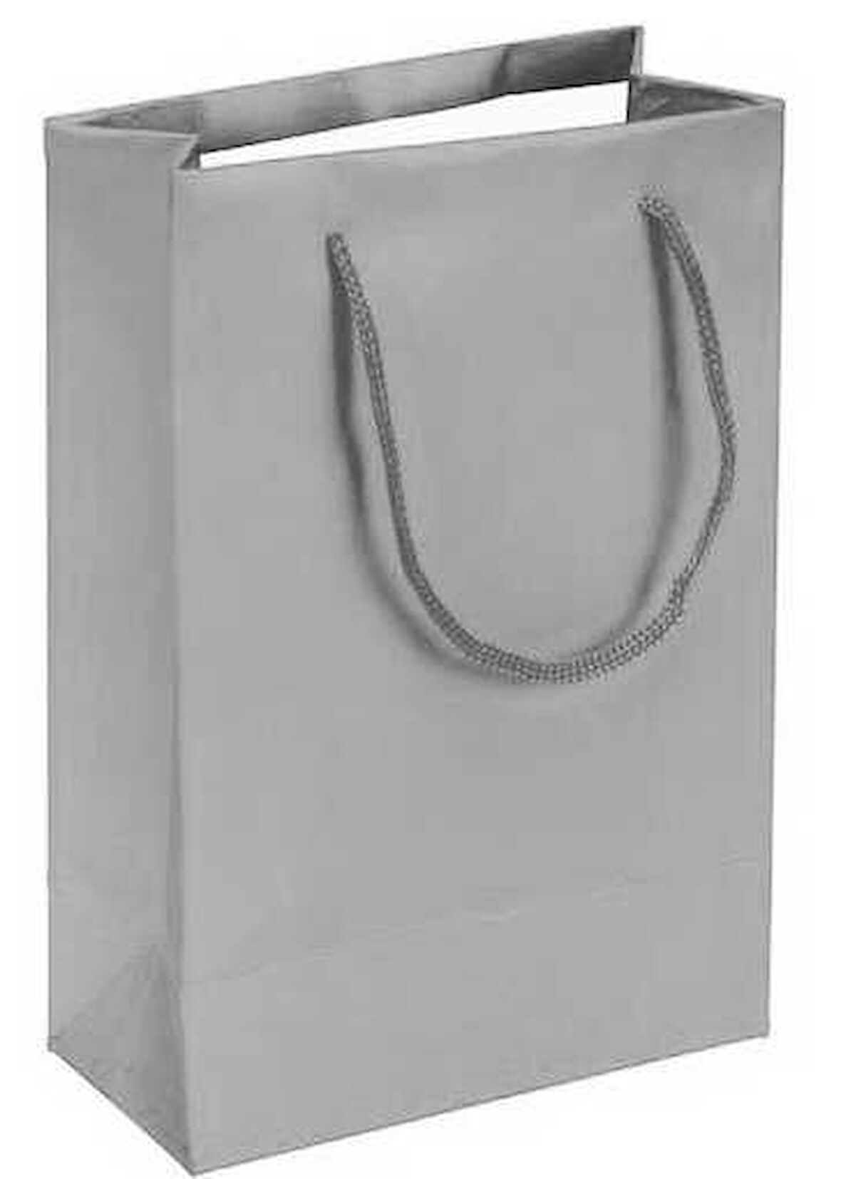 ÇANTA KARTON GÜMÜŞ 11x17 CM 25 ADET