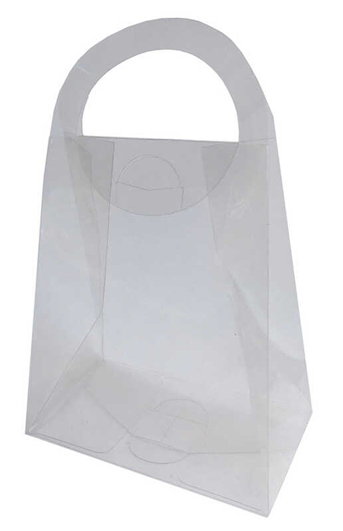 ÇANTA ASETAT ŞİŞE VE HEDİYELİK KUTUSU 10X12CM 50 ADET