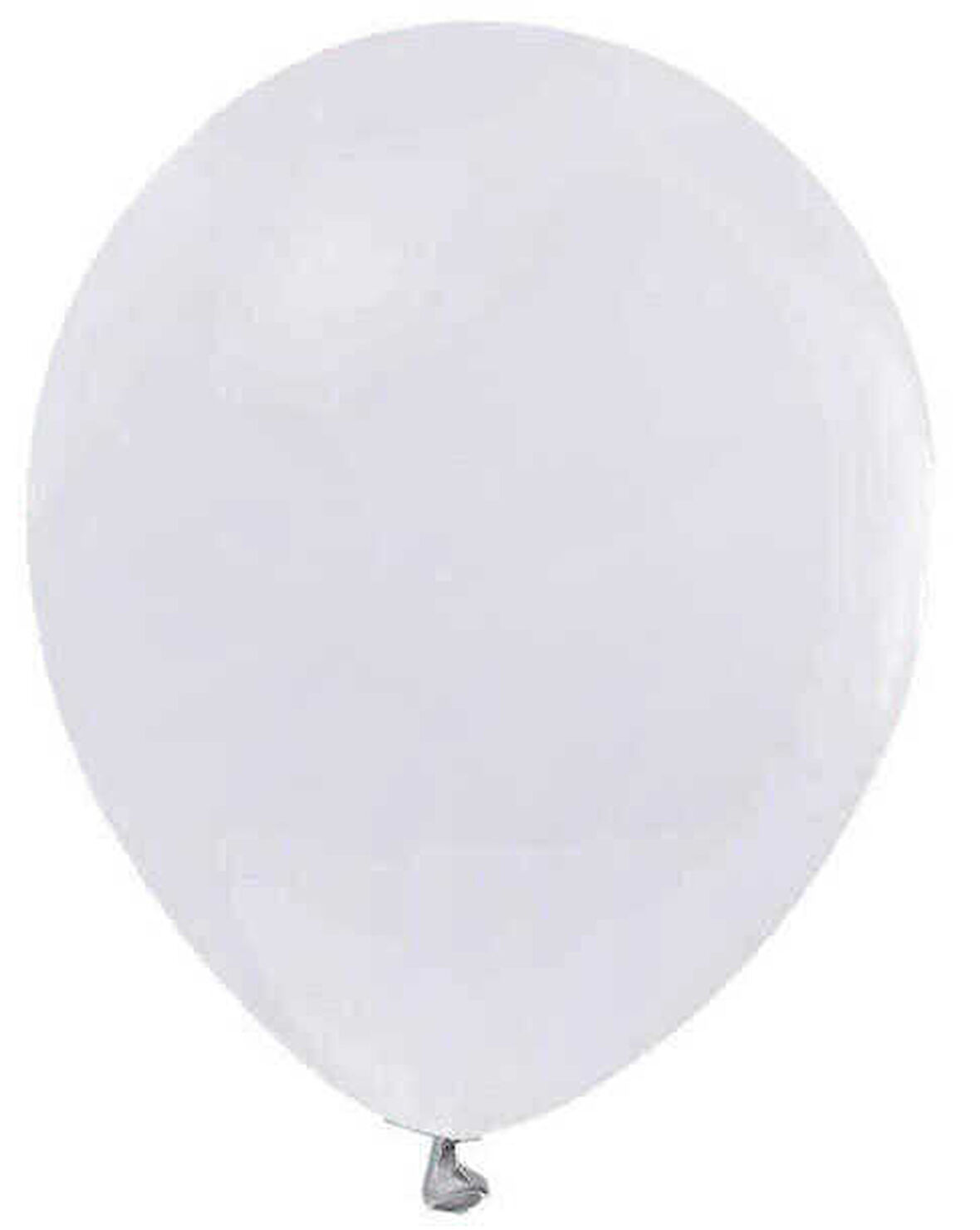 BALON METALİK 12 İNC (JOJO BALLOONS) BEYAZ 100 ADET