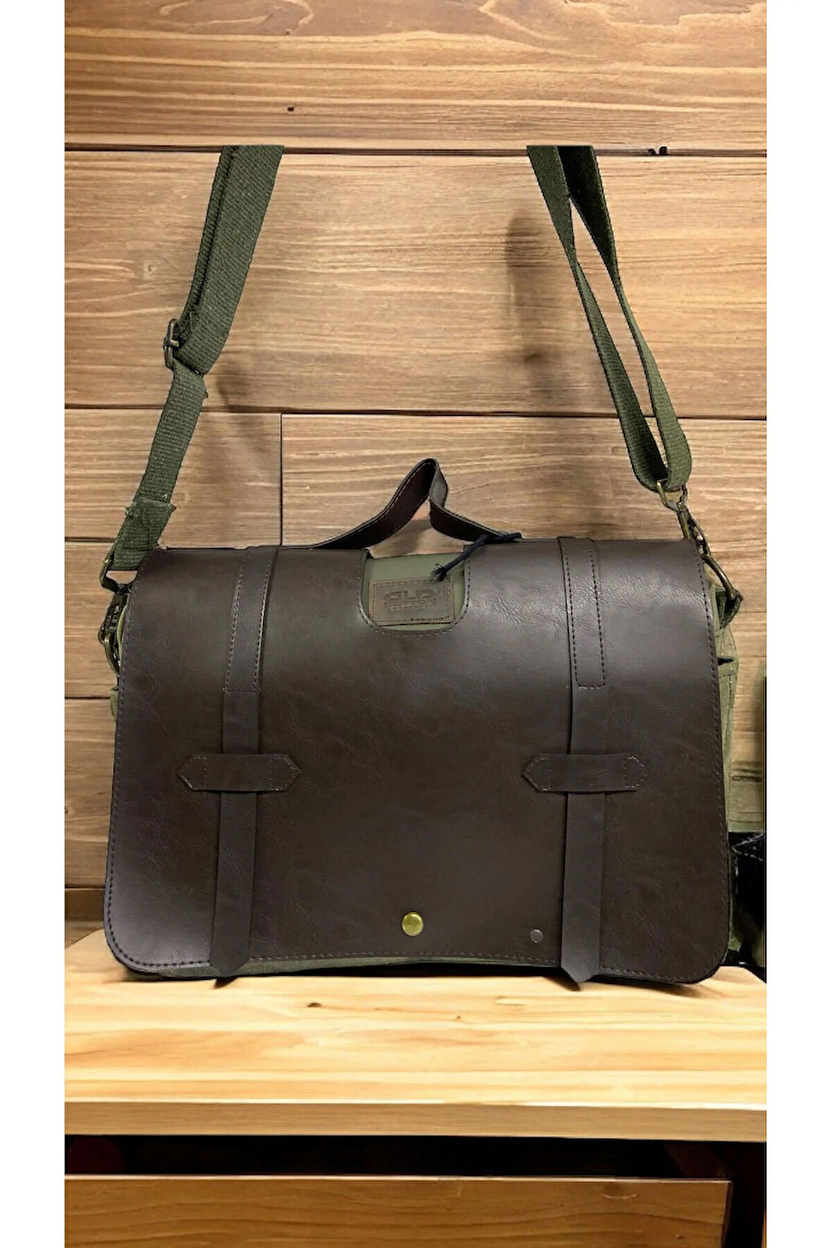 Kanvas Su Geçirmez Unisex Disayn Okul Gezi Iş Outdoor Postacı Çantası 35x24cm