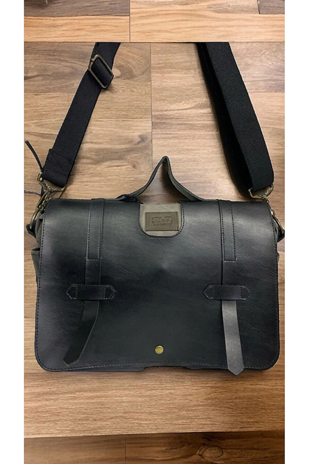 Kanvas Su Geçirmez Unisex Disayn Okul Gezi Iş Outdoor Postacı Çantası 35x24cm