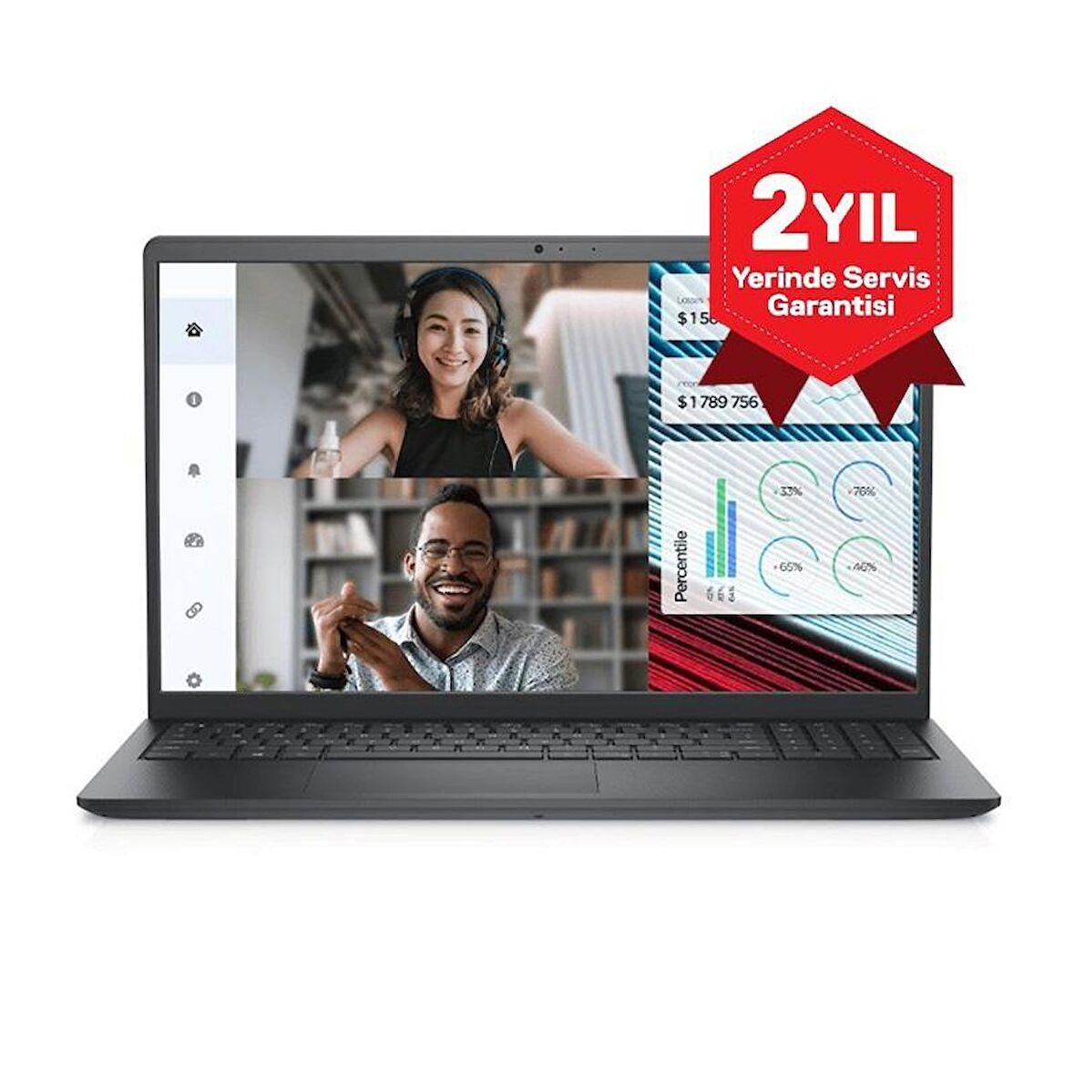 Dell Vostro 3530 N1601PVNB3530U i7-1355U 8 GB 512 GB SSD 15.6" Free Dos FHD Dizüstü Bilgisayar