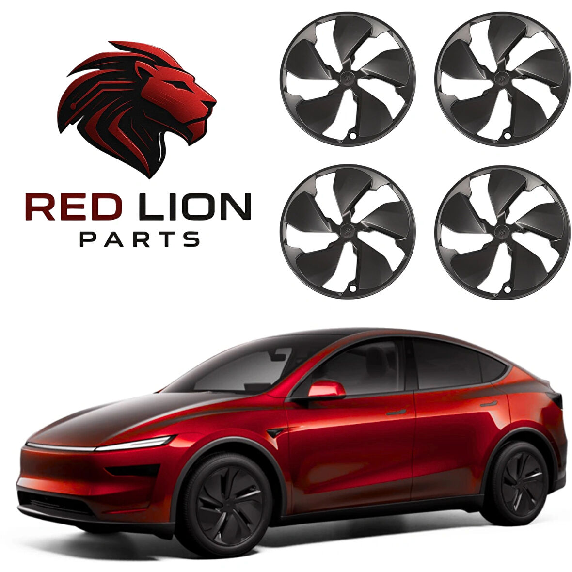 TESLA MODEL Y JUNİPER 19''Crossby Jant Kapağı V1 (Mat)