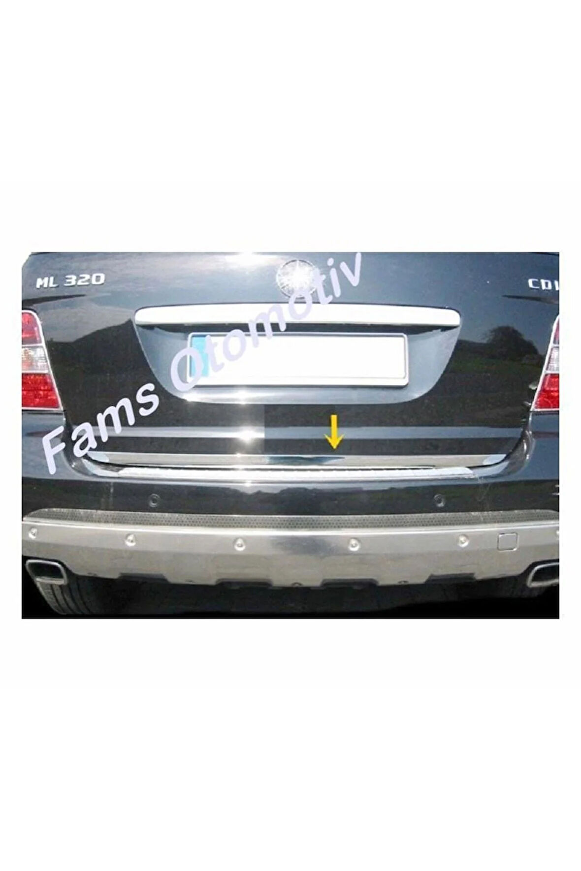 M. Benz Ml W164 Krom Alt Bagaj Çıtası 2005-2011 P. Çelik