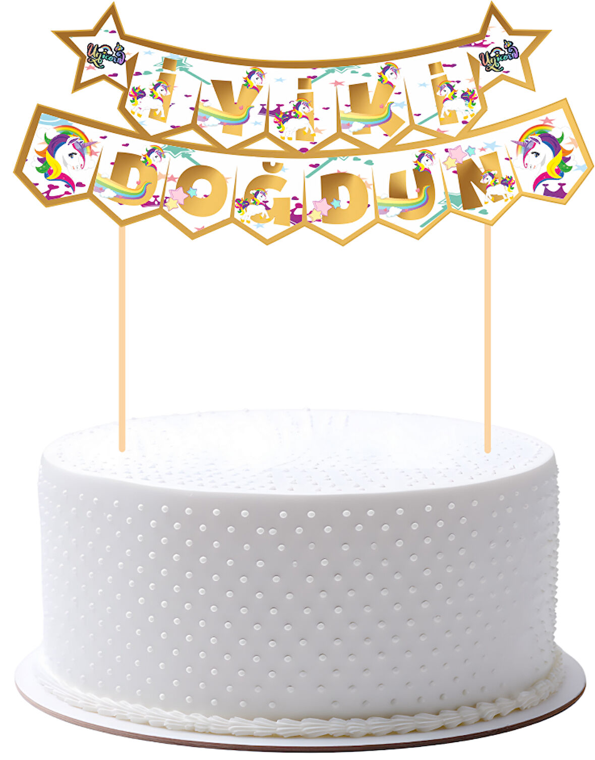 Unicorn Pasta Üstü Banner