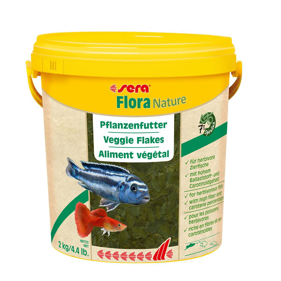 SERA FLORA YAPRAK YEM  AÇIK KOVADAN BÖLME 1 KG