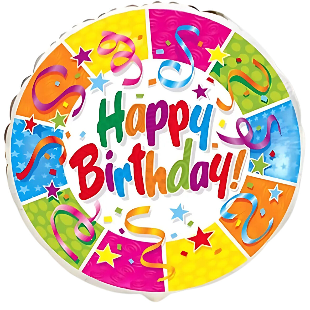 Happy Birthday Folyo Balon 18 inç 46 cm