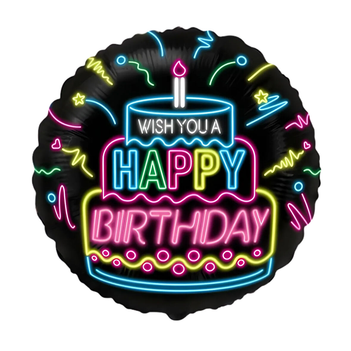 Wish You a Happy Birthday Folyo Balon 18 inç 46 cm