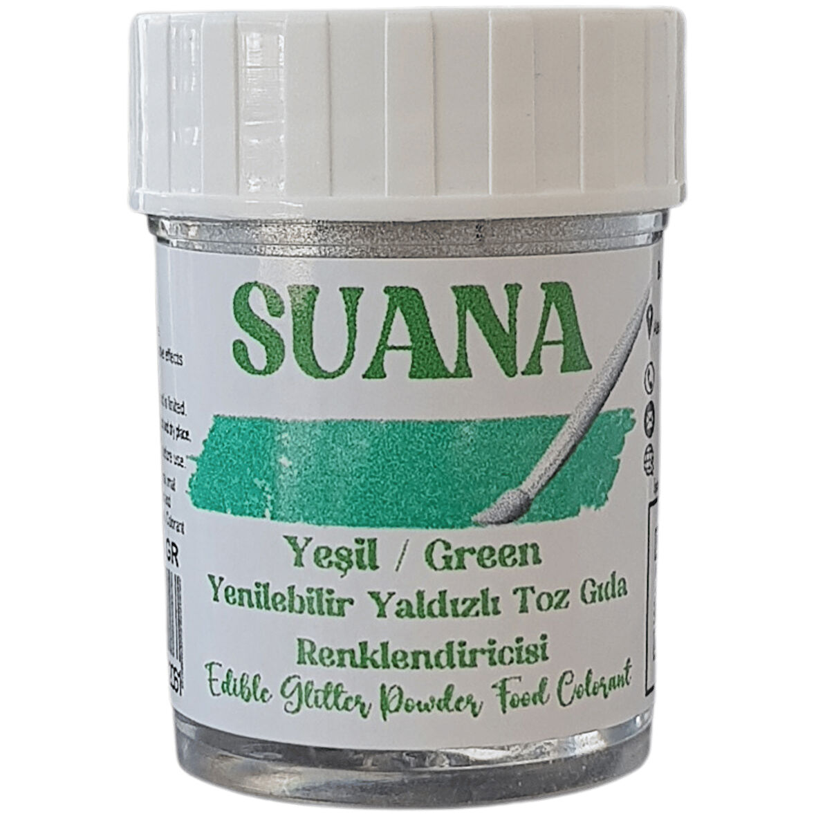 Yeşil Metalik Toz Gıda Renklendiricisi 5 gr