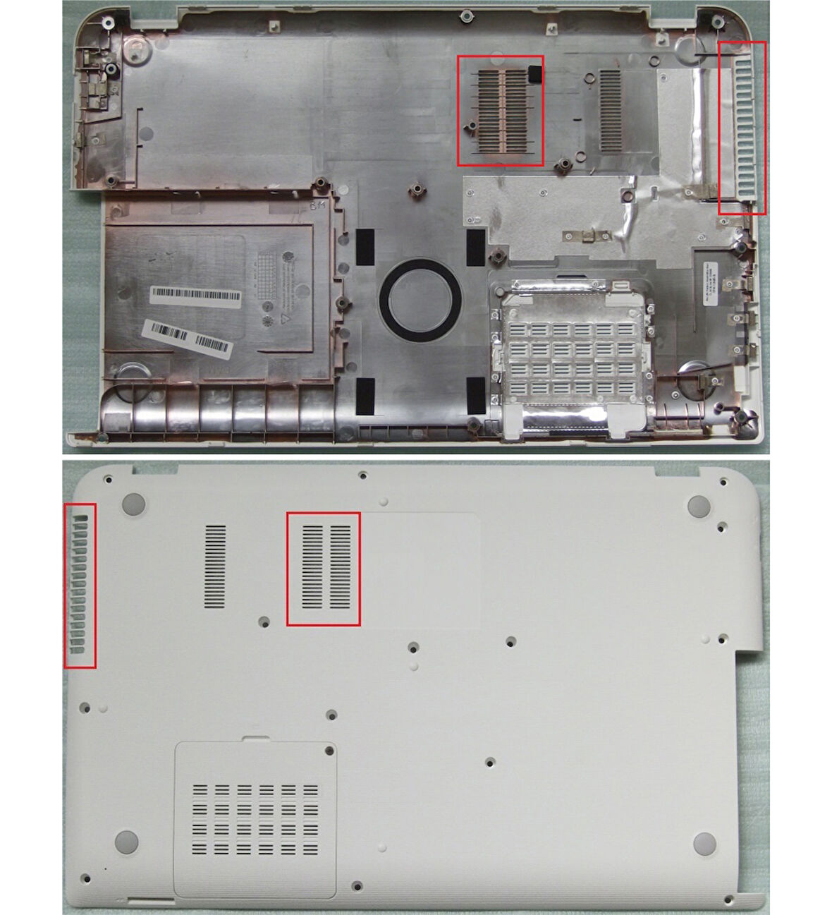 Toshiba Dynabook Satellite L50-A L55-A Notebook Alt Kasa - Beyaz - Ver.1