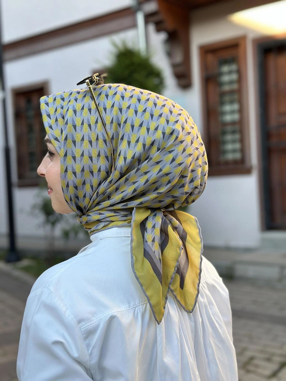 PAMUKLU SOFT EŞARP ELİZA DESEN