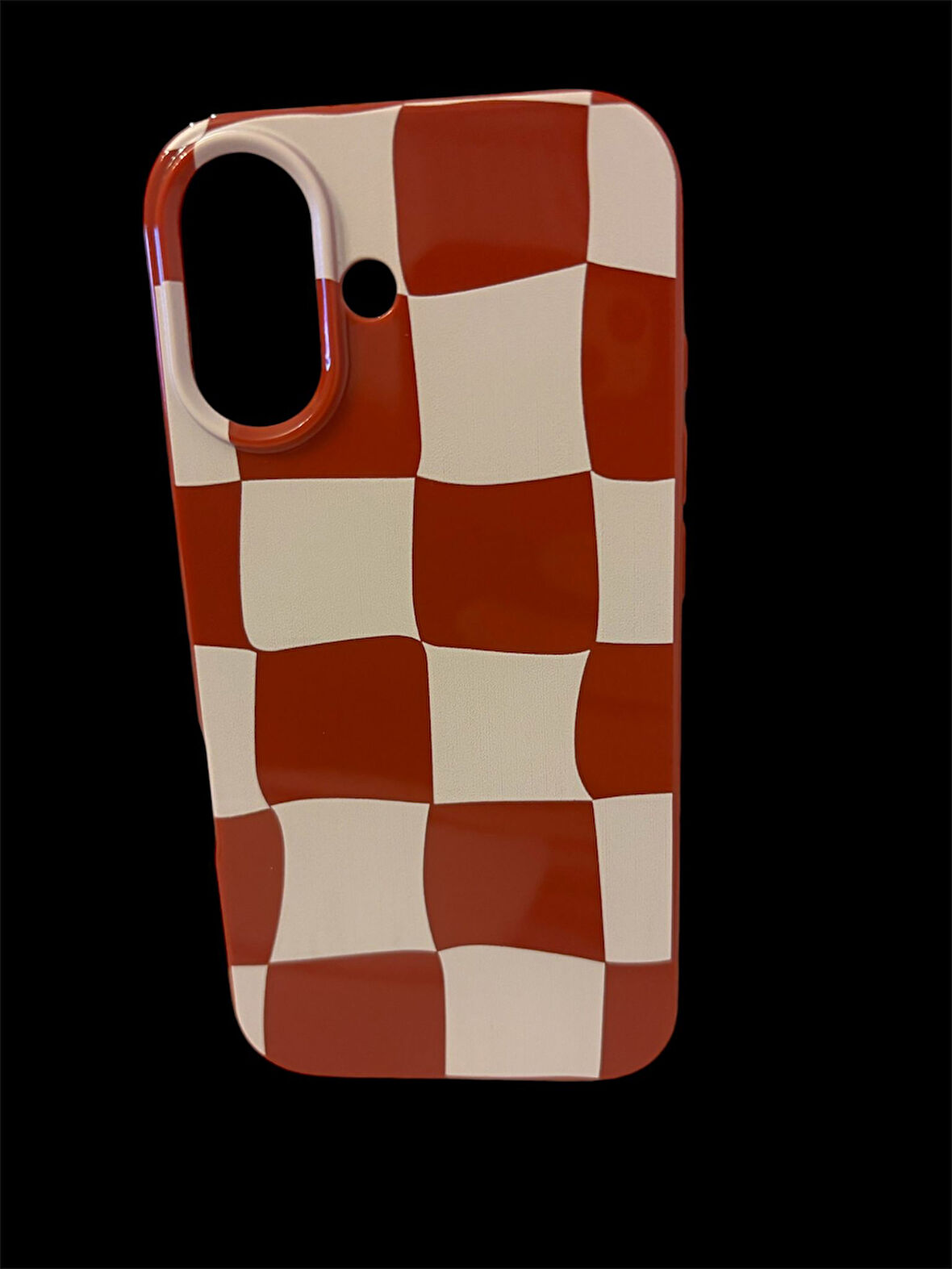 İPHONE 16 UYUMLU DAMA DESENLİ SİLİKON KILIF