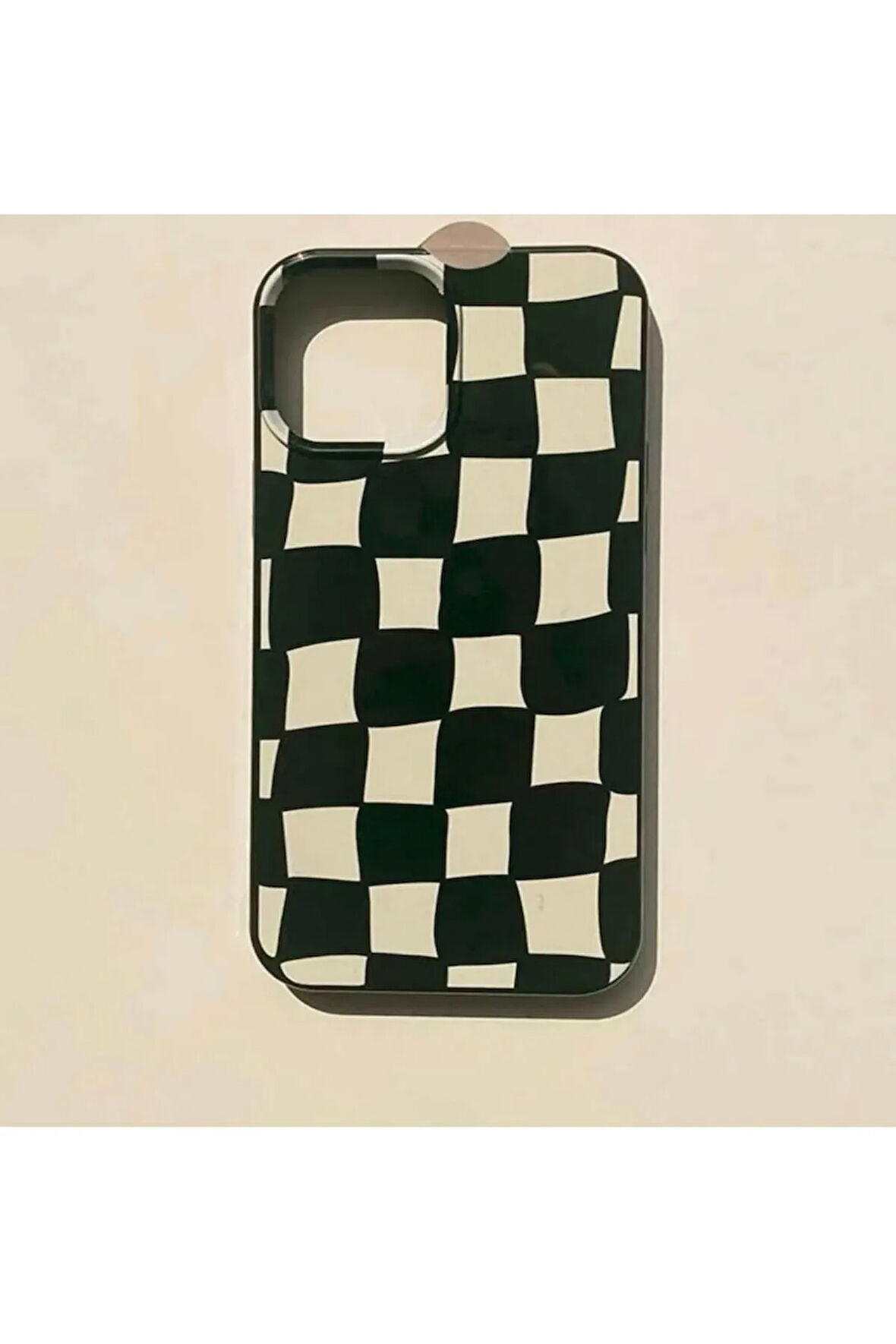 İPHONE 11 UYUMLU DAMA DESENLİ SİLİKON KILIF