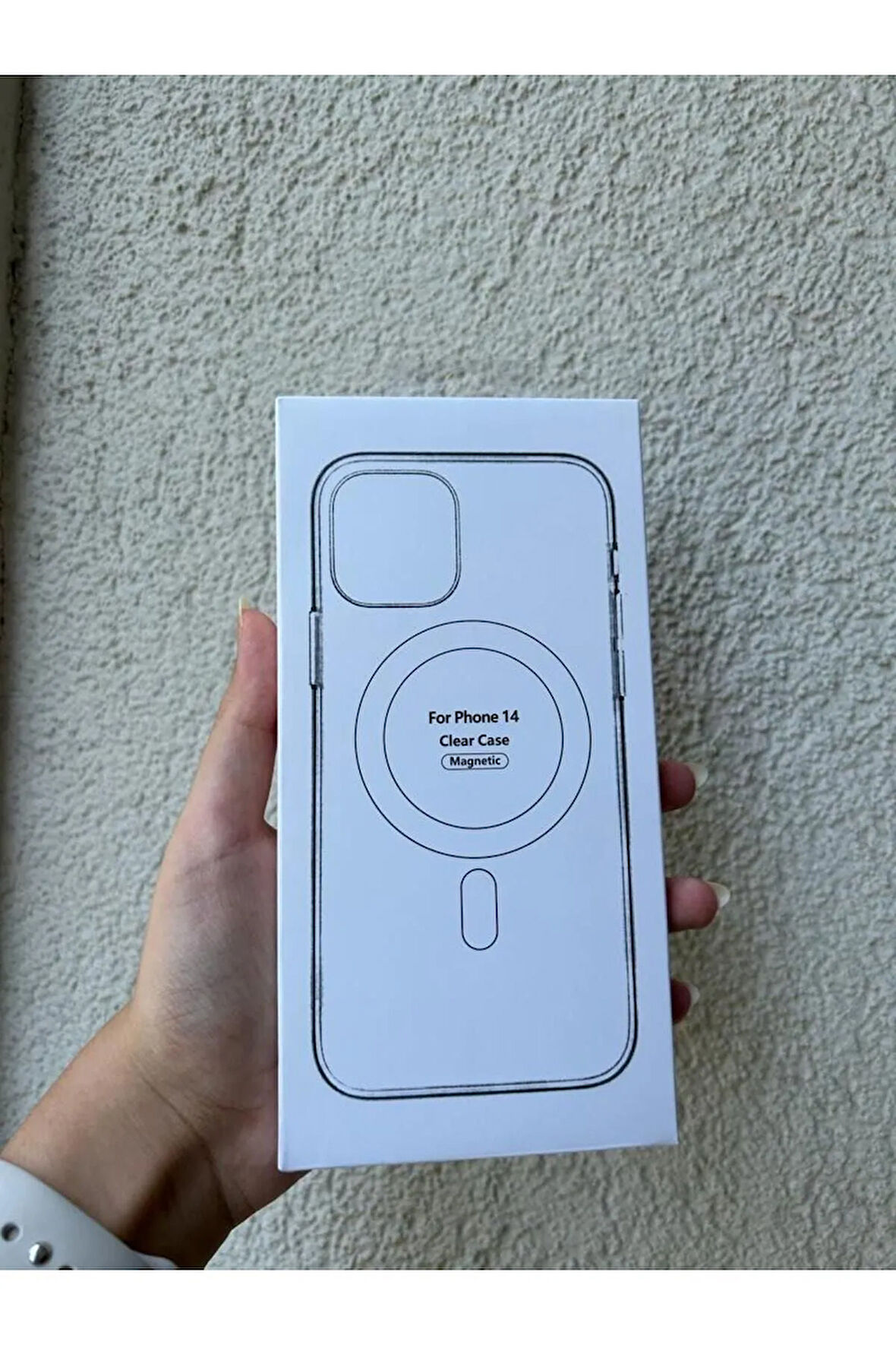 İPHONE 14 UYUMLU MAGSAFE MAGNETİC ŞEFFAF KILIF