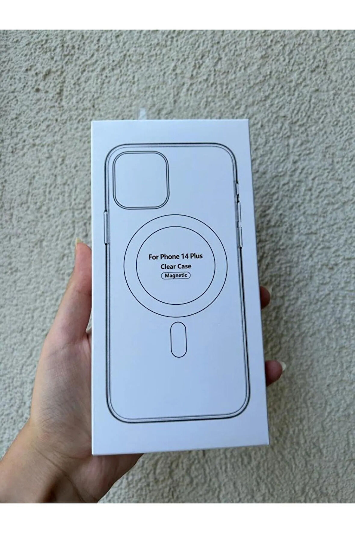 İPHONE 14 PLUS UYUMLU MAGSAFE MAGNETİC ŞEFFAF KILIF