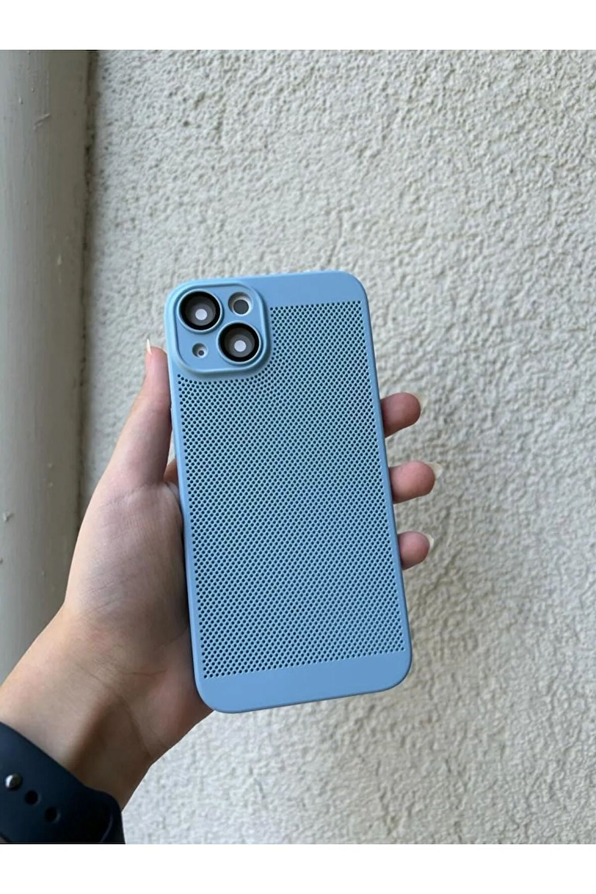 İPHONE 14 UYUMLU SERT ARKA IZGARALI KAMERA KORUMALI KILIF