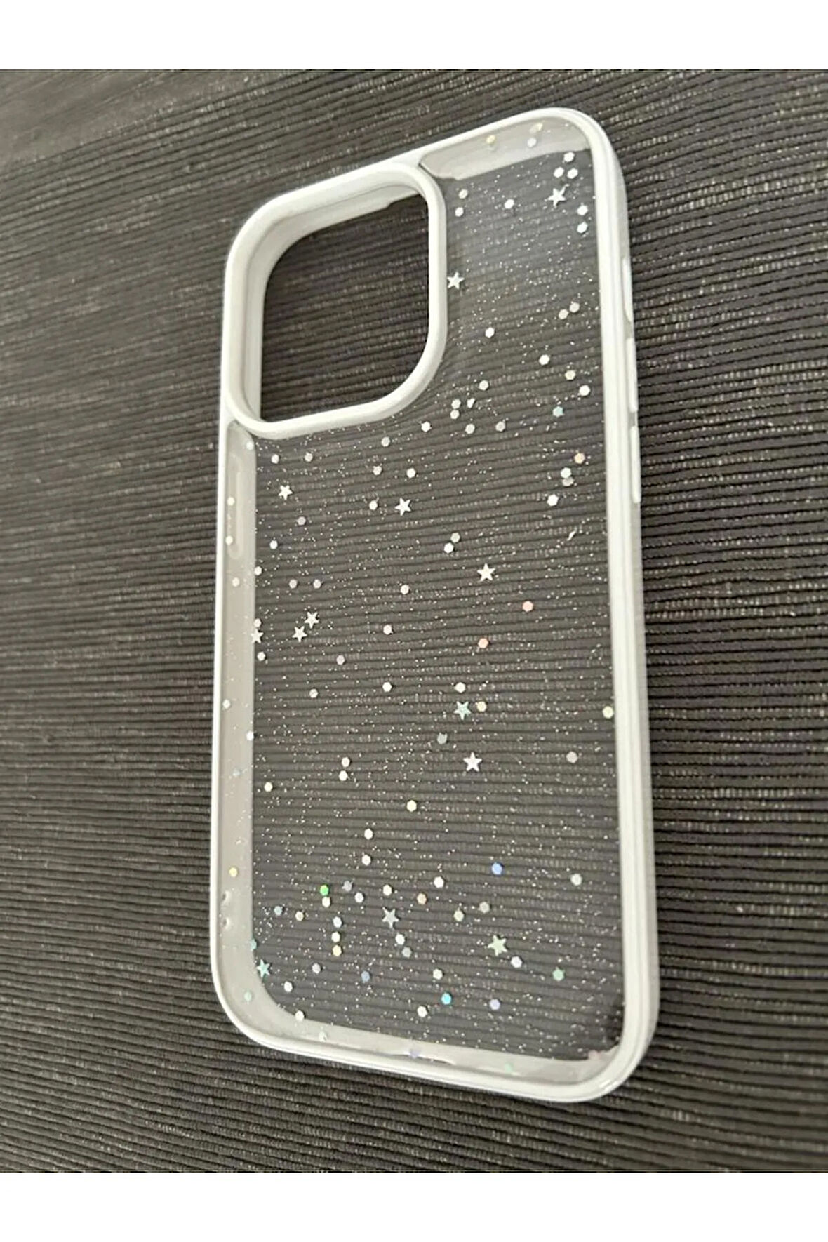 İPHONE 14 PRO UYUMLU ŞEFFAF YILDIZLI KILIF