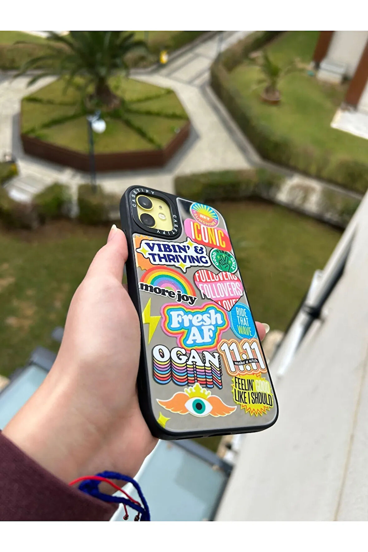 İPHONE 11 UYUMLU DESENLİ AYNALI KILIF