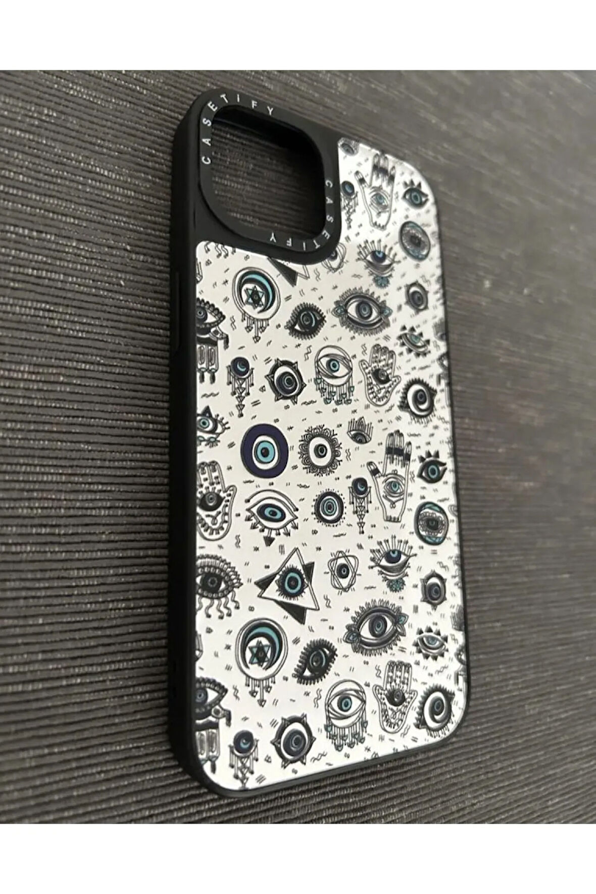 İPHONE 14 PRO UYUMLU DESENLİ AYNALI KILIF