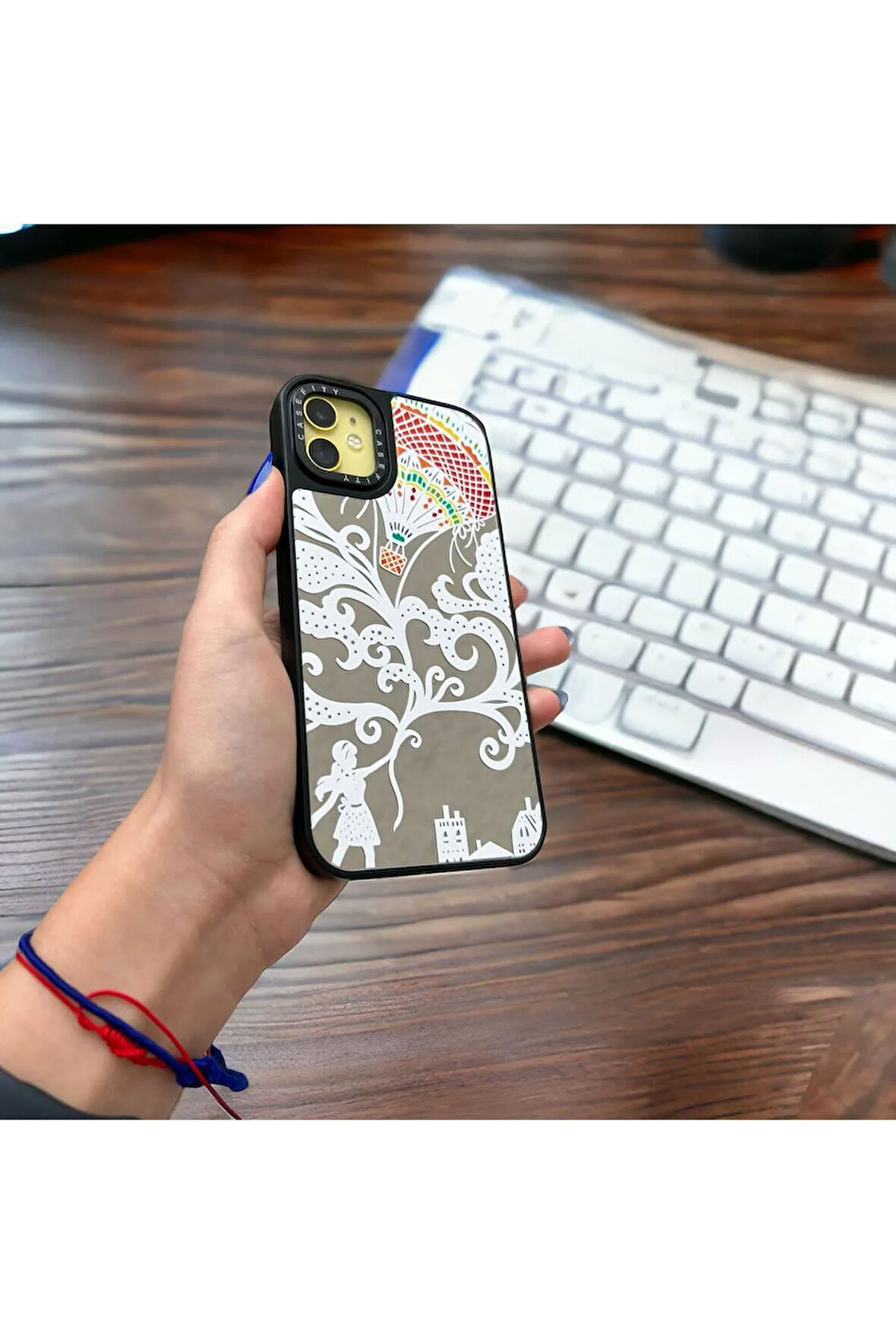İPHONE 11 UYUMLU DESENLİ AYNALI KILIF