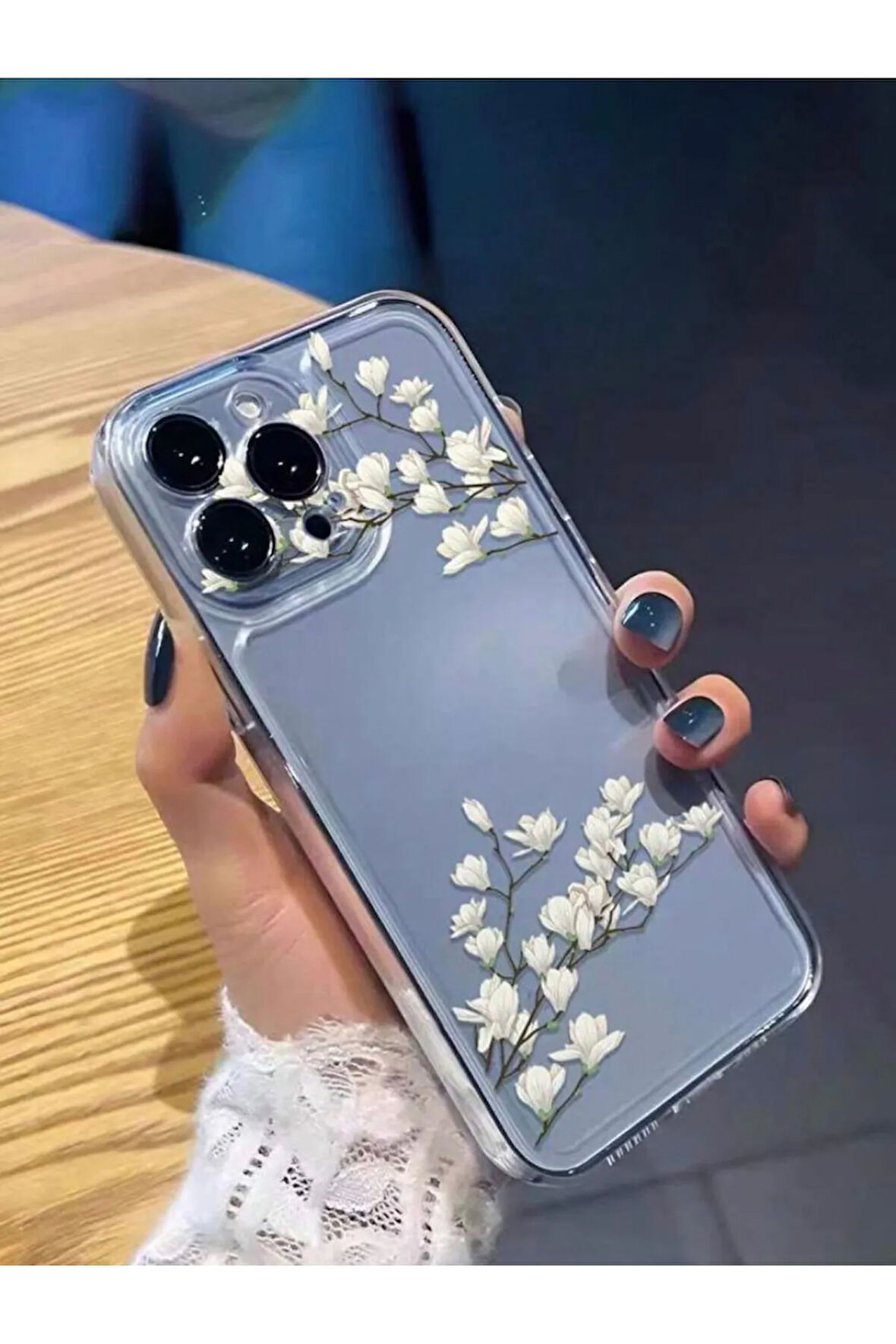 İPHONE 15 PLUS UYUMLU DESENLİ SİLİKON KILIF