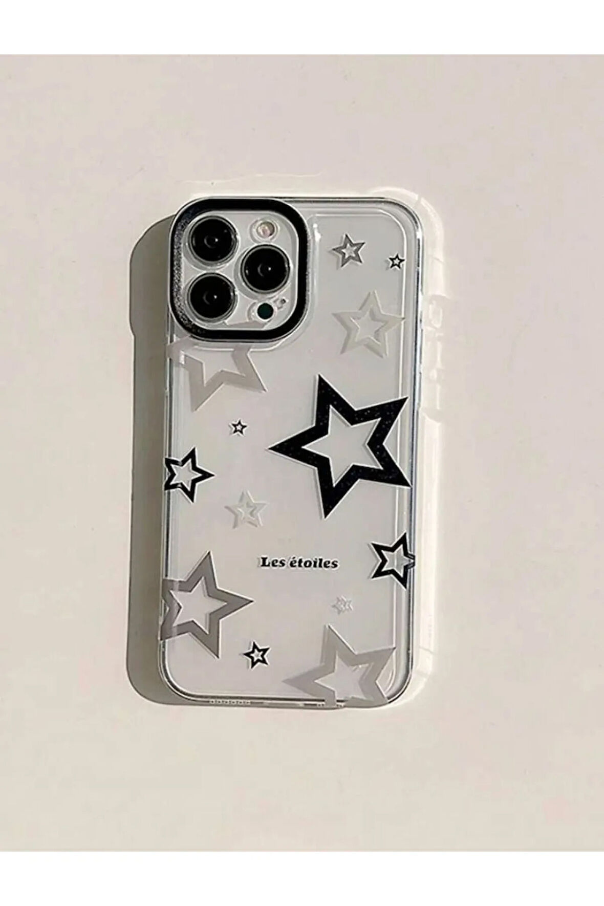 İPHONE 14 PRO UYUMLU YILDIZ TEMALI SİLİKON KILIF