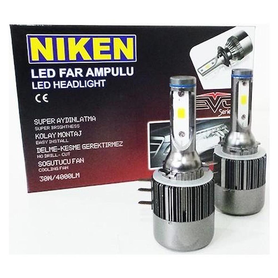 Niken Evo Led Xenon Zenon H15 6500K - Şimşek Etkili