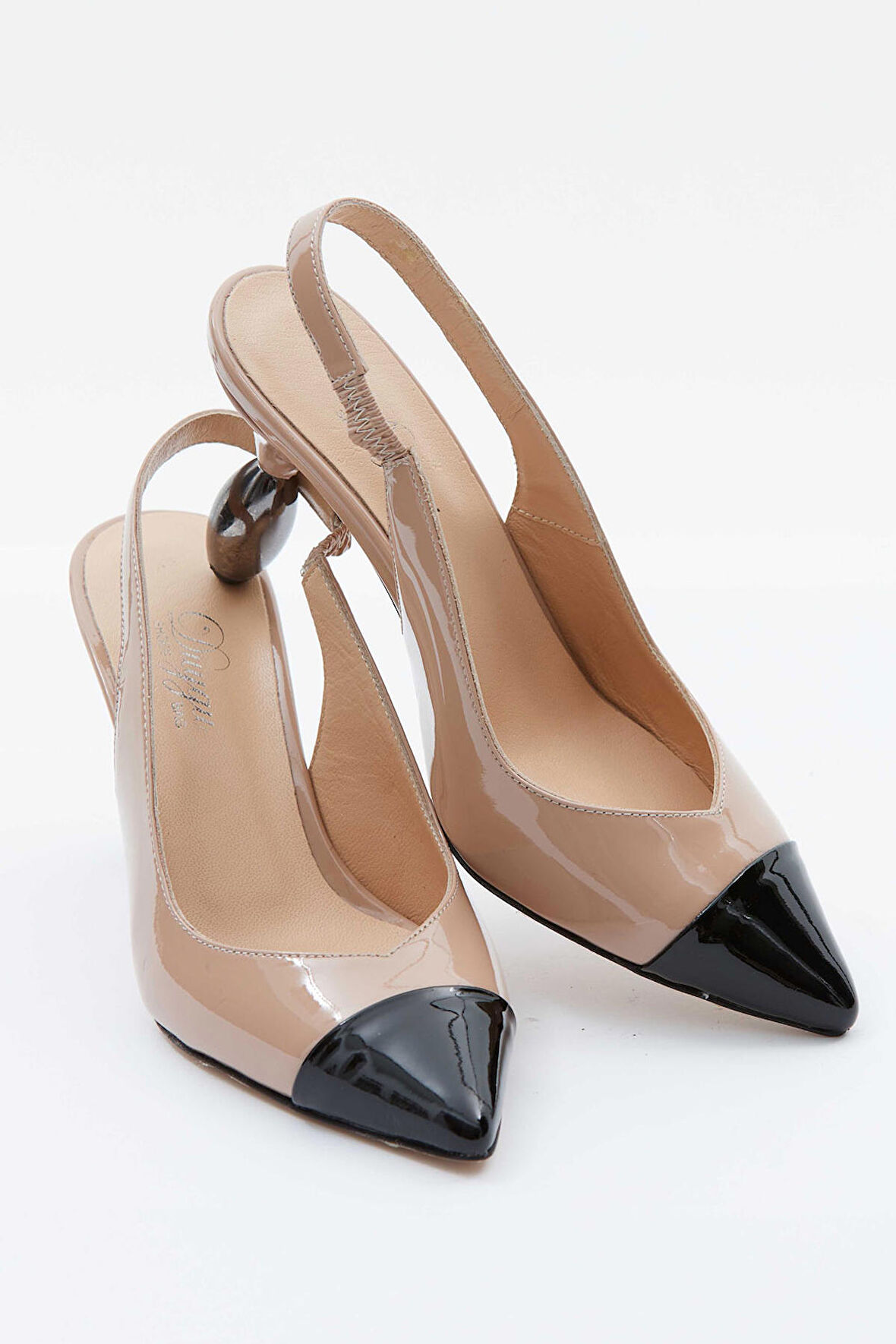 Kadın Hakiki Deri  Kısa Topuklu  Stiletto