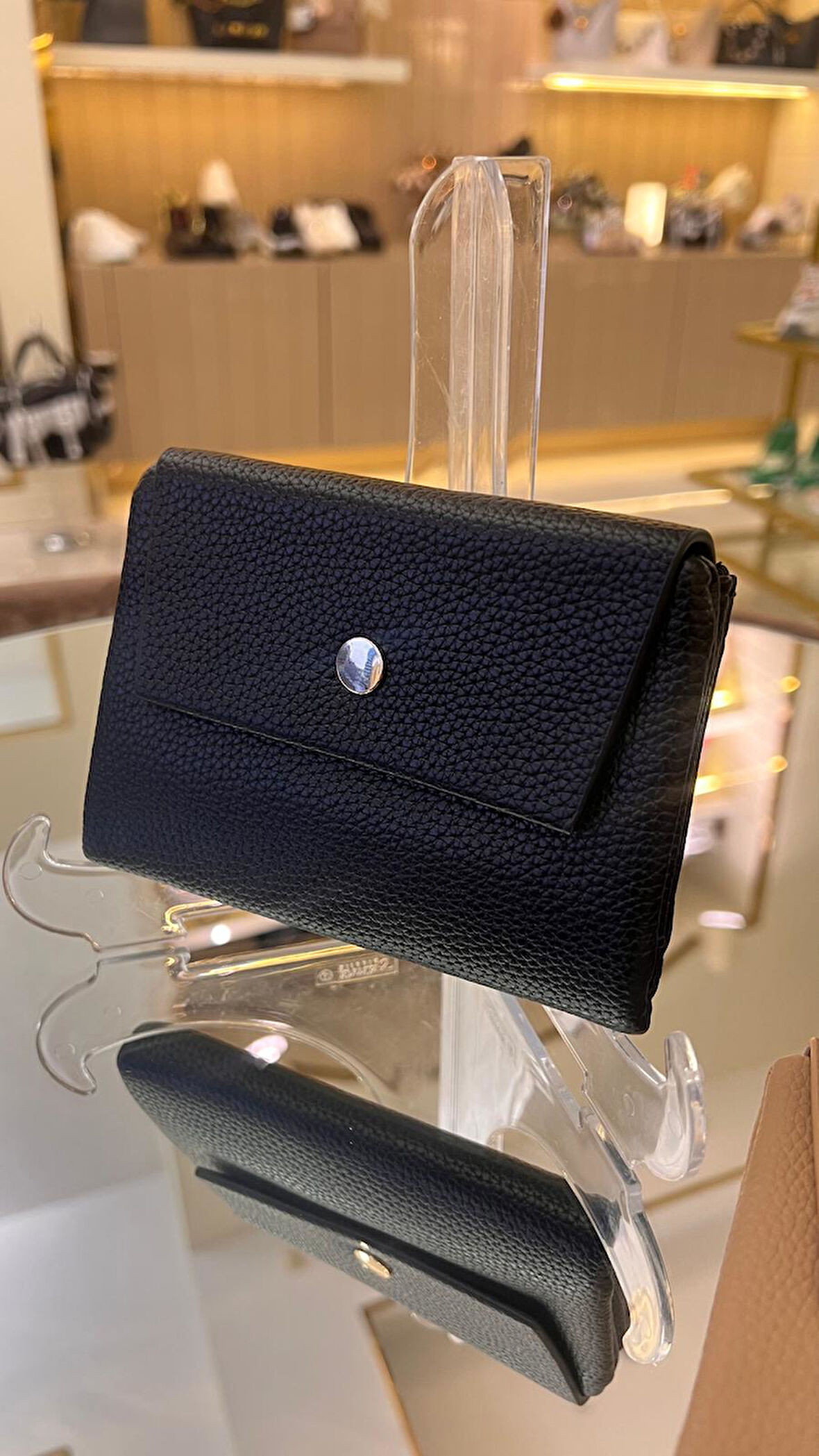 İthal Küçük Boy Mıknatıslı Cüzdan