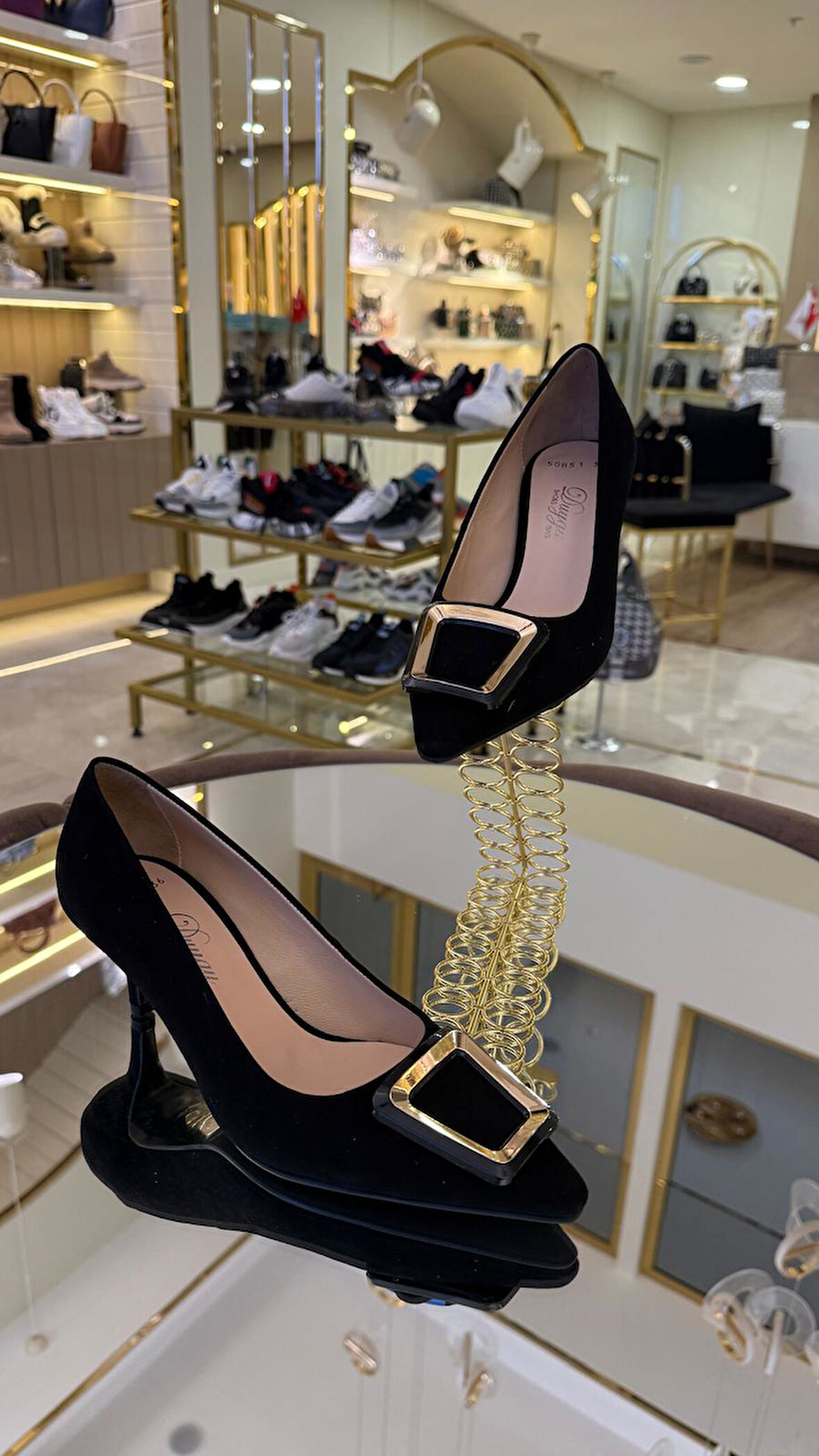 Duygushoesbag Hakiki Deri Kadın Topuklu Ayakkabı