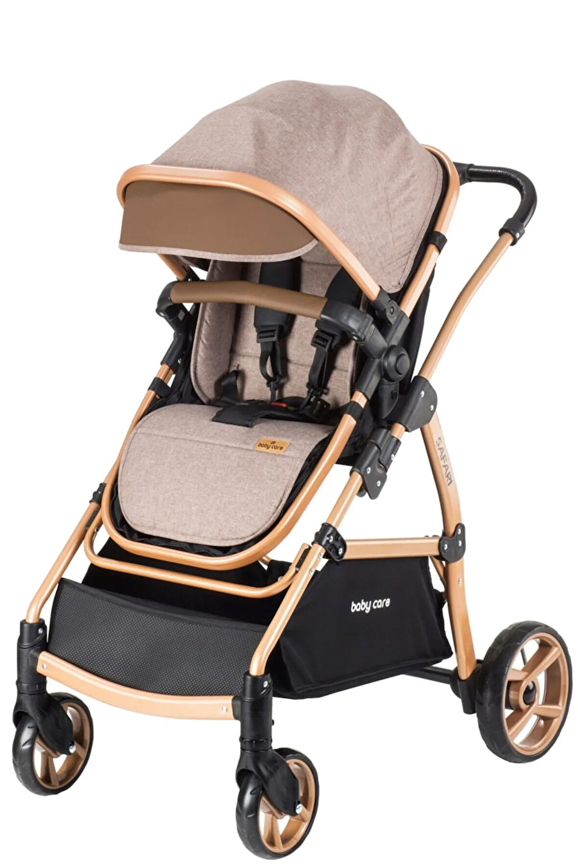 Bc-315 Safari Pro Travel Bebek Arabası & Puset Gri (BC-315-D)