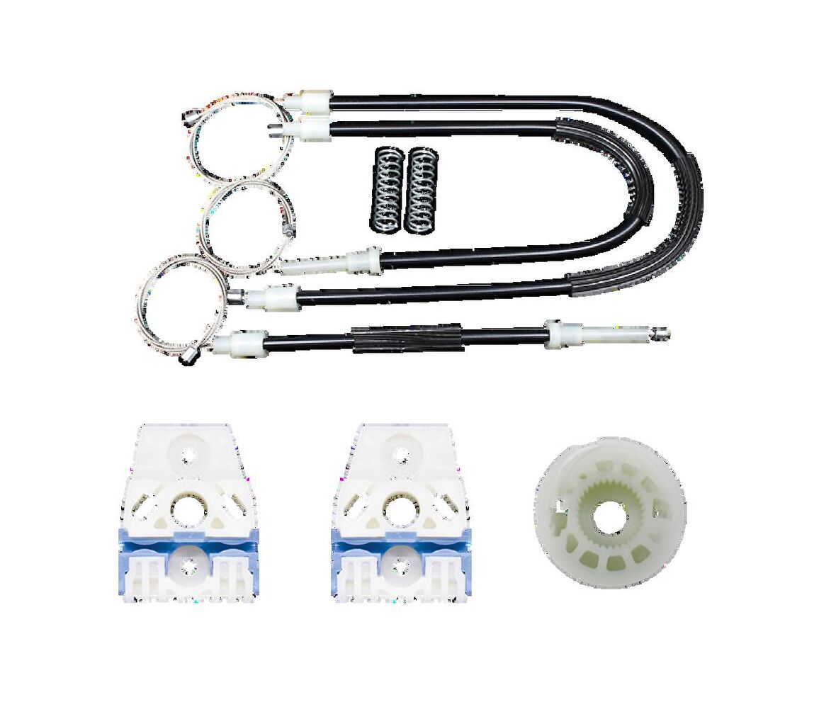 Kayoto Passat B8 2015-Sonrası Cam Kriko Teli Tamir Takımı Ön Sol KY25110N