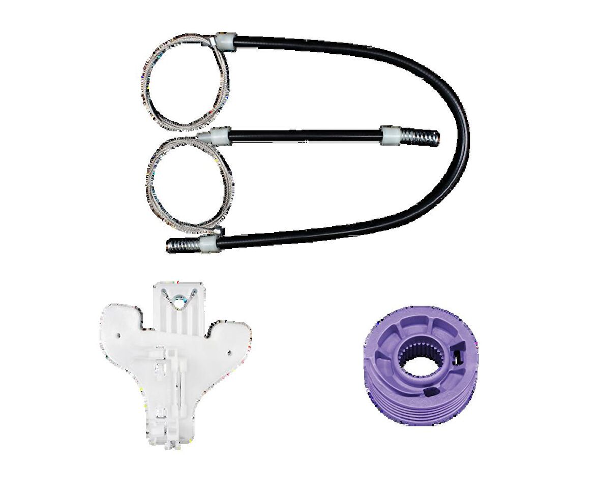 Kayoto Polo 4 9N3 2005-2009 Cam Kriko Teli Tamir Takımı Arka Sağ KY25040N