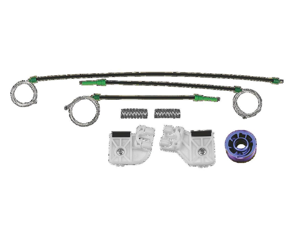 Kayoto Polo 4 9N Coupe 2002-2008 Cam Kriko Teli Ön Sağ Tamir Takımı KY28510T