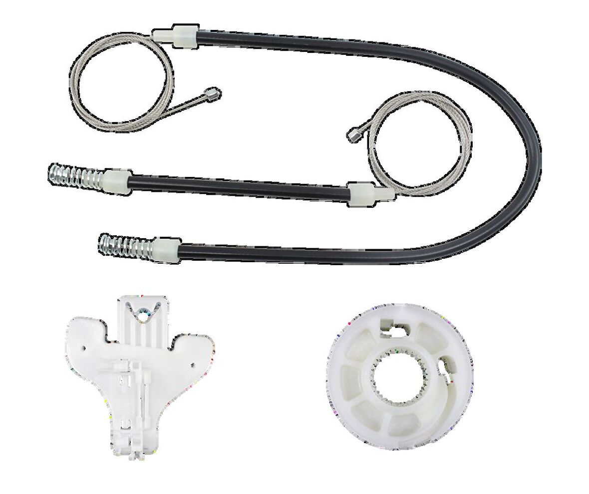 Kayoto Seat Altea 2004-2015 Cam Kriko Teli Tamir Takımı Arka Sağ KY26390N