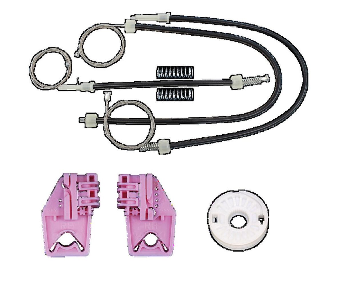 Kayoto Skoda Superb 2 2008-2015 Cam Kriko Teli Tamir Takımı Ön Sağ KY29390N