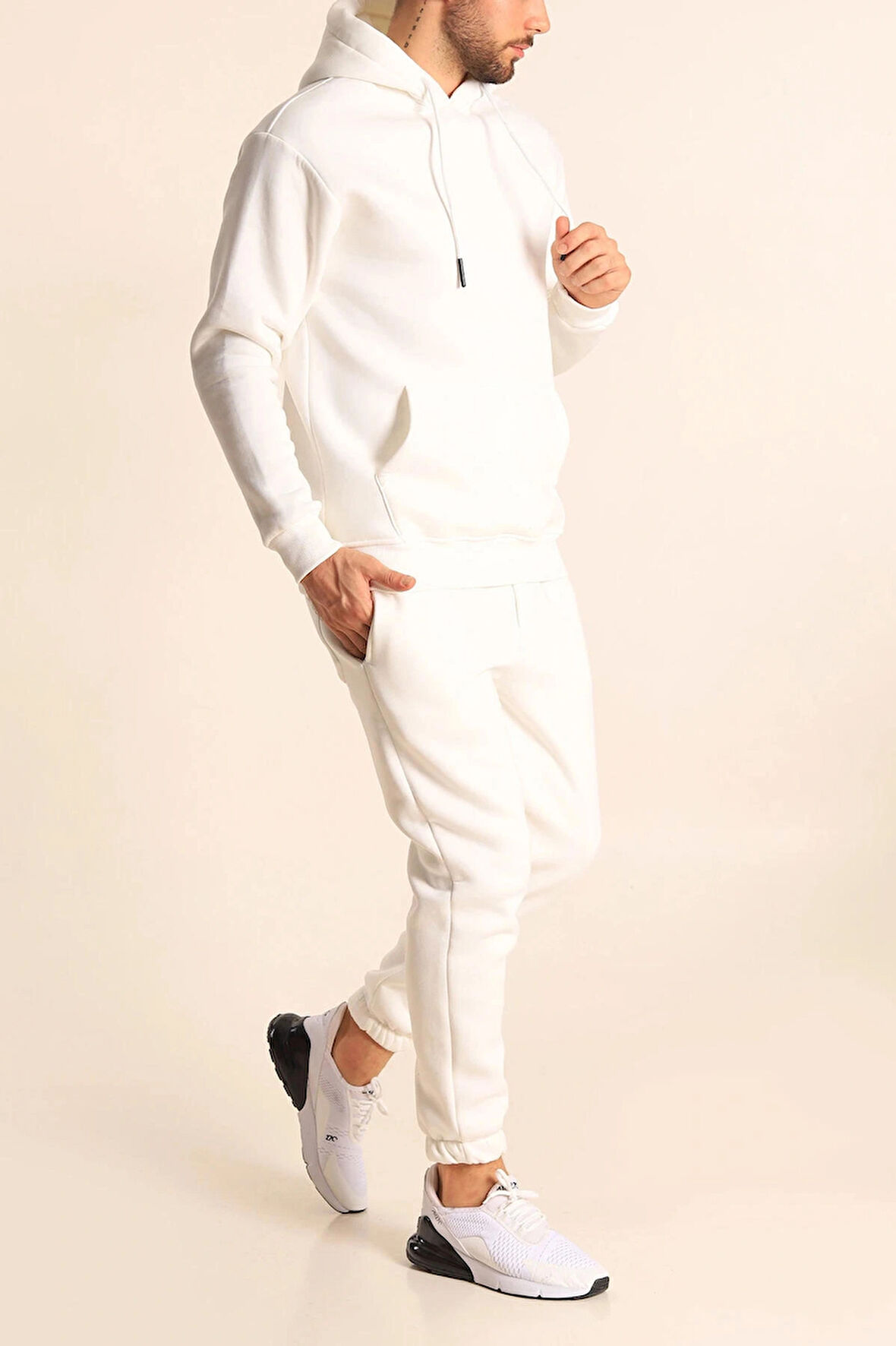Unisex Oversize Eşofman Takımı 3 İplik Şardonlu – Kışlık