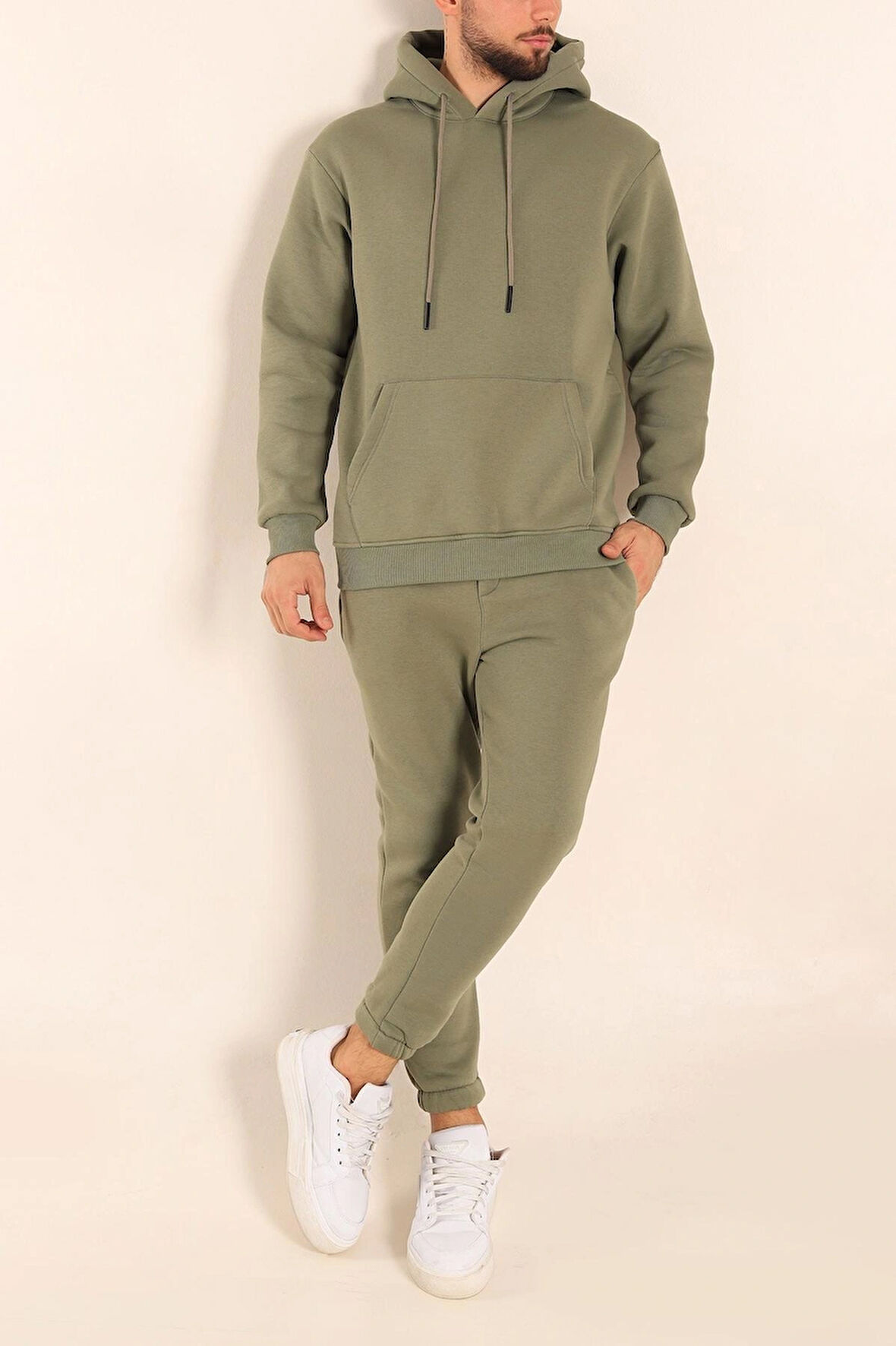 Unisex Oversize Eşofman Takımı 3 İplik Şardonlu – Kışlık