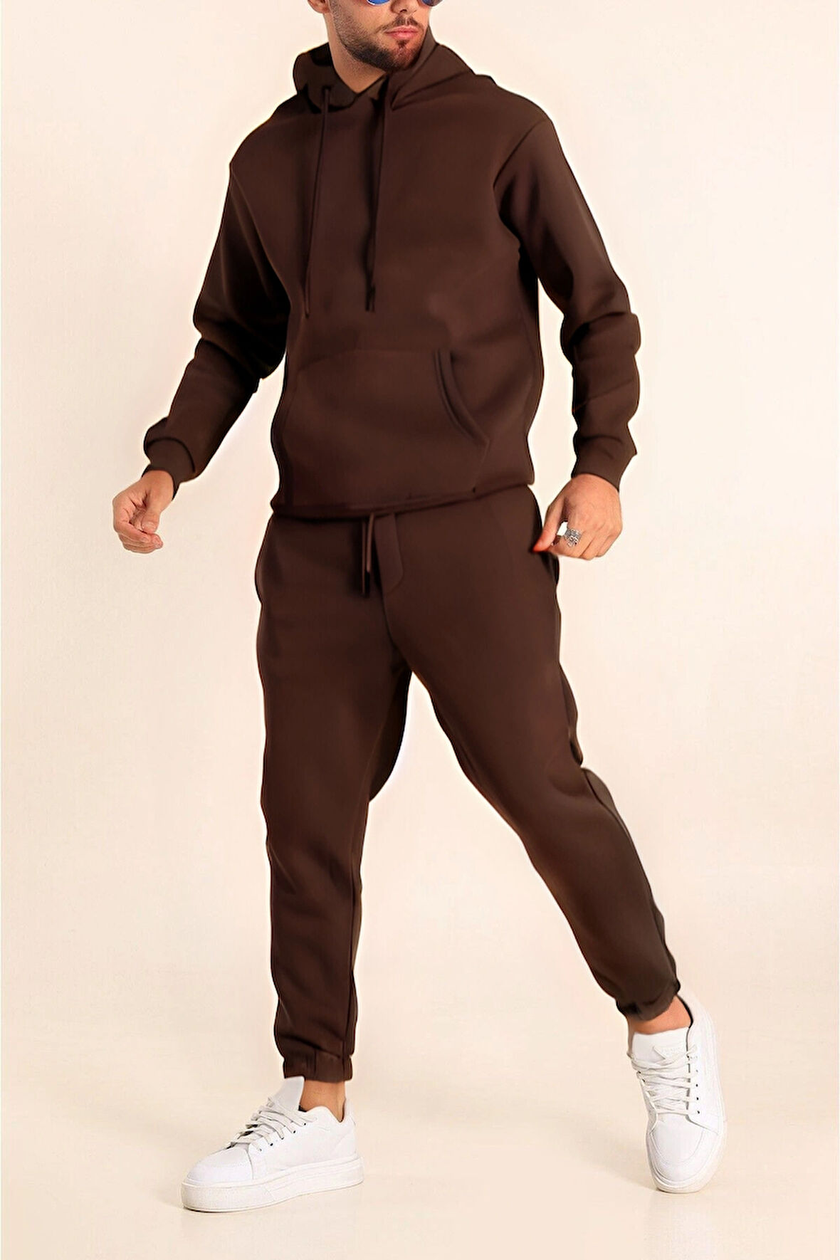 Unisex Oversize Eşofman Takımı 3 İplik Şardonlu – Kışlık