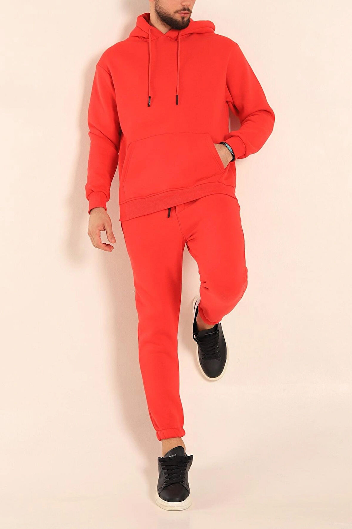 Unisex Oversize Eşofman Takımı 3 İplik Şardonlu – Kışlık