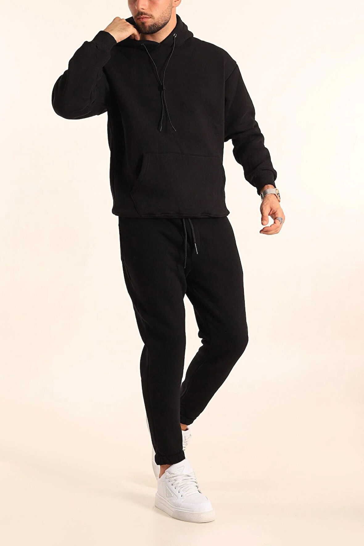 Unisex Oversize Eşofman Takımı 3 İplik Şardonlu – Kışlık