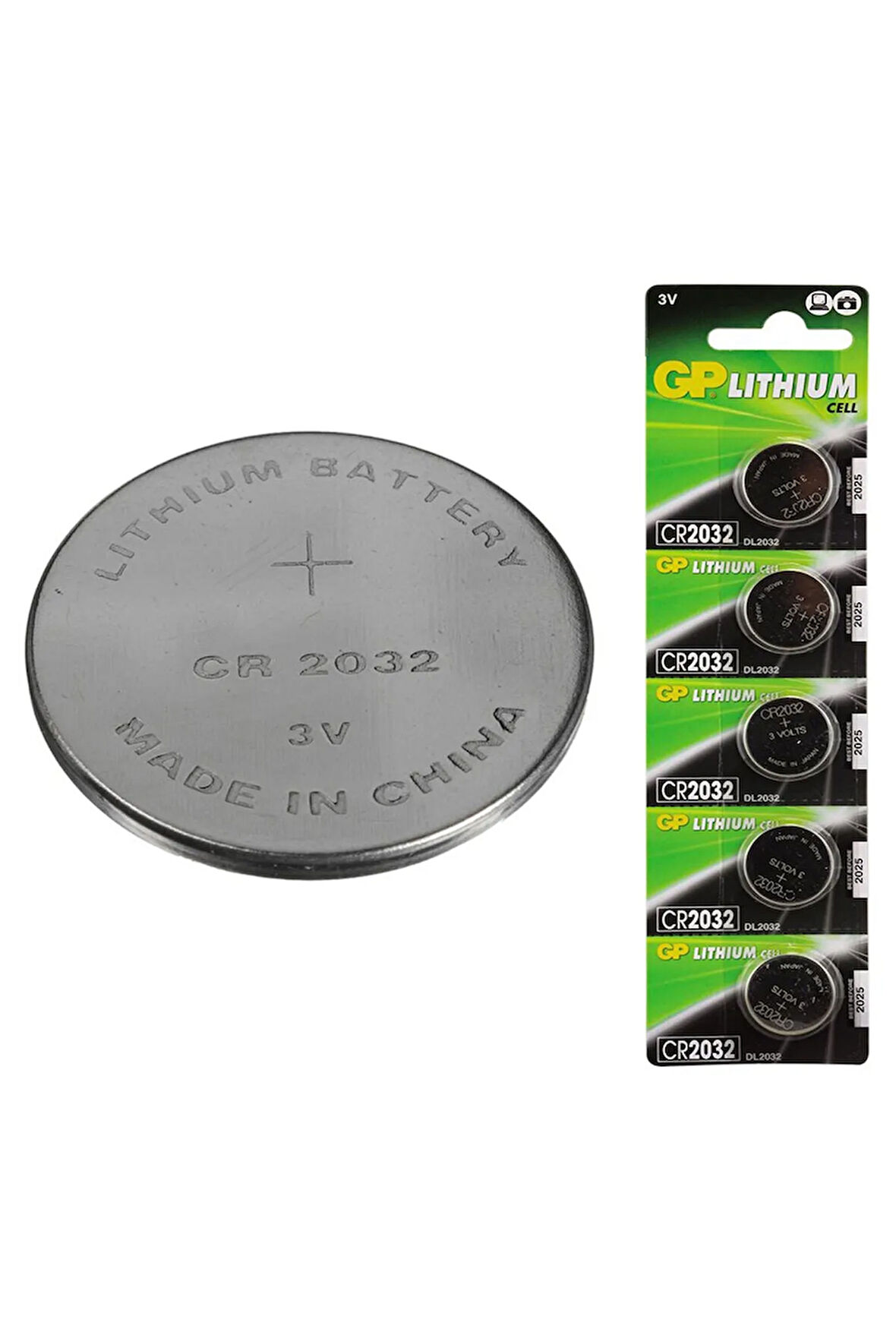 Cr2032 Lityum Pil 5'li Paket