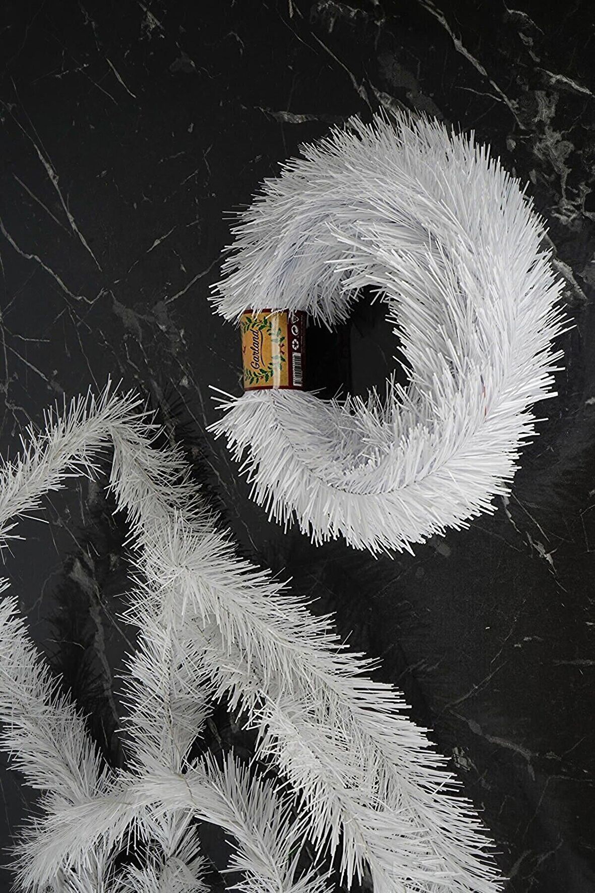 Waldern 5 Metre Yılbaşı Çam Kapı Garlandı Beyaz