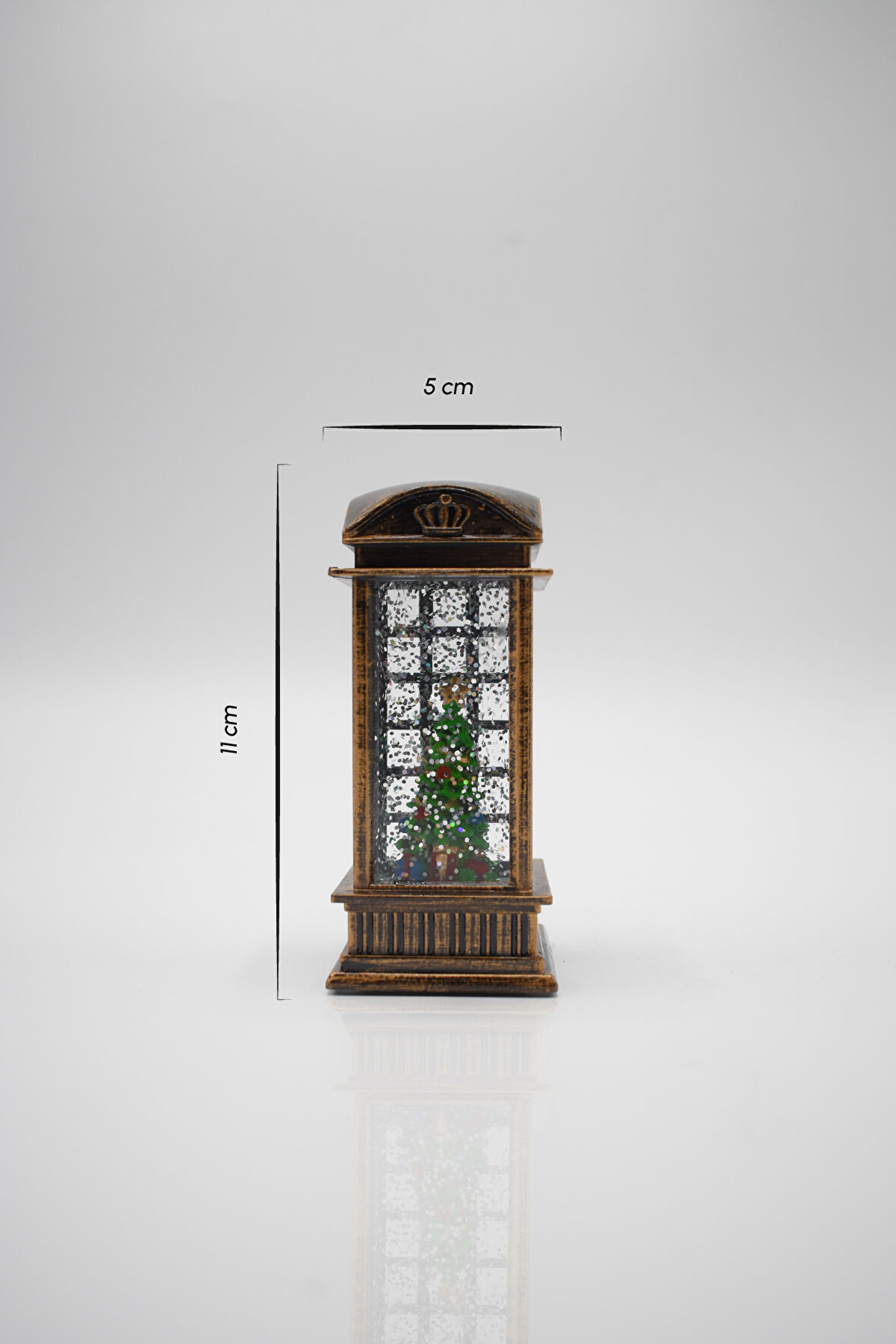 Waldern Yılbaşı Temalı Işıklı Geyik Figürlü Dekoratif Fener