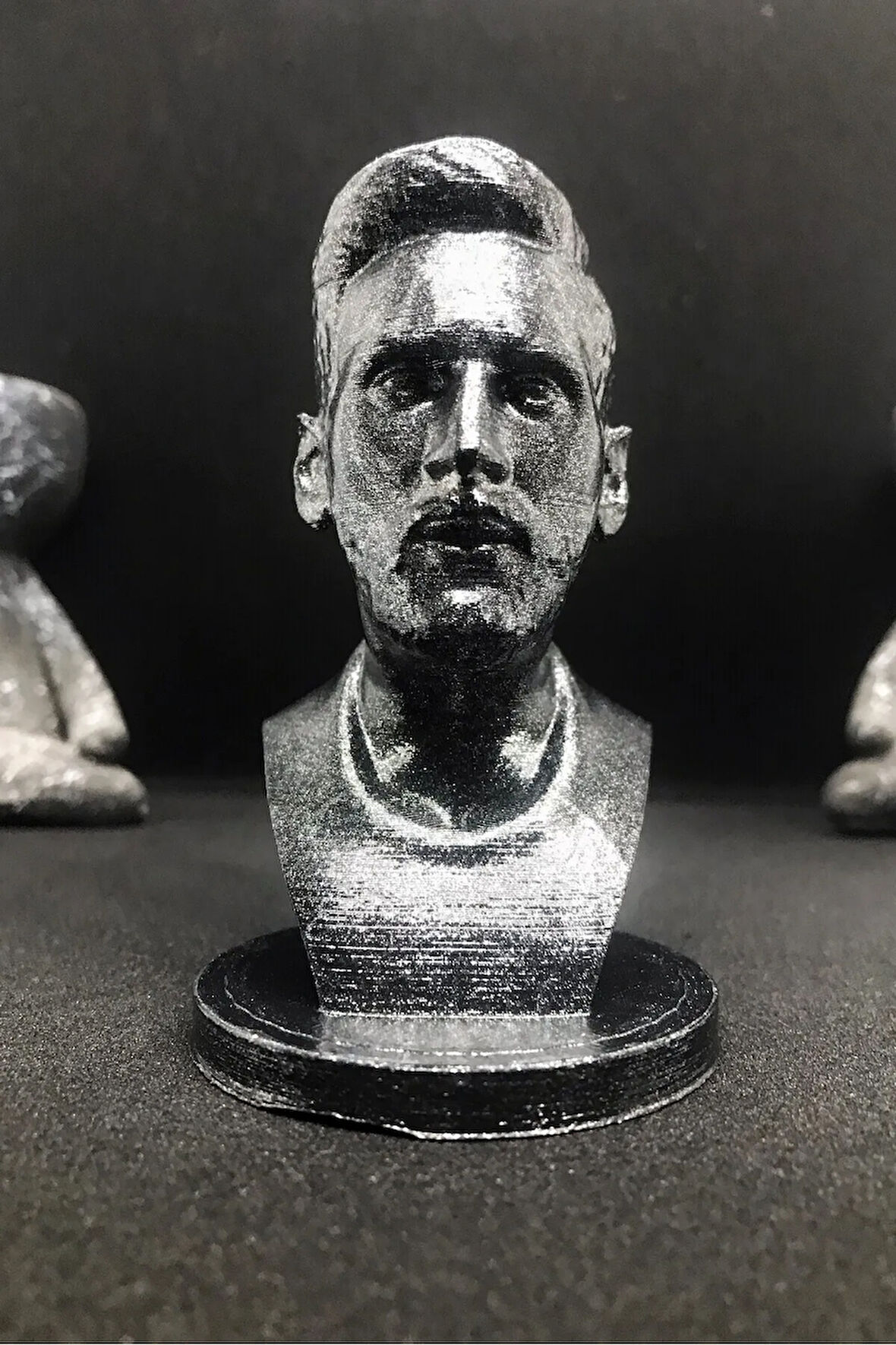 Lionel Messi Büst 10cm - Silver Efekt