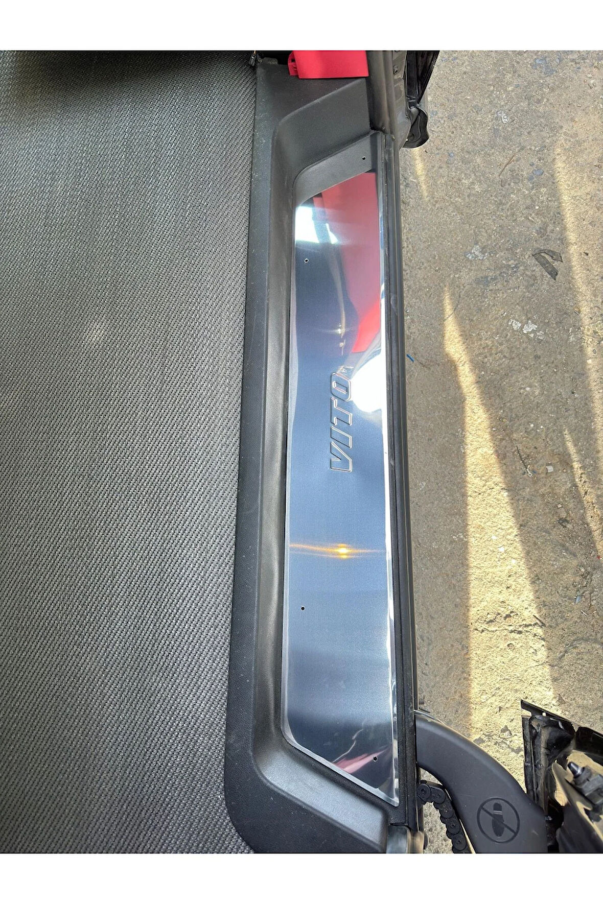 Mercedes Vito W447 Krom İç Kapı Eşiği 3 Parça 2014> Paslanmaz Çelik