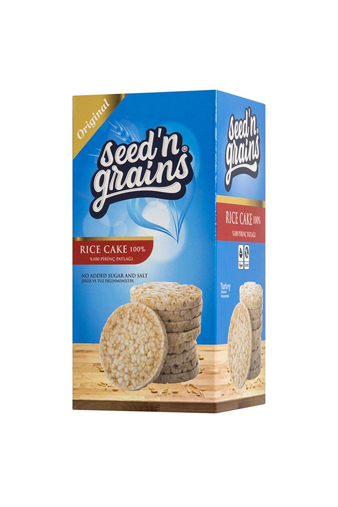 Seed'n Grains Glutensiz Pirinç Patlağı 135 gr