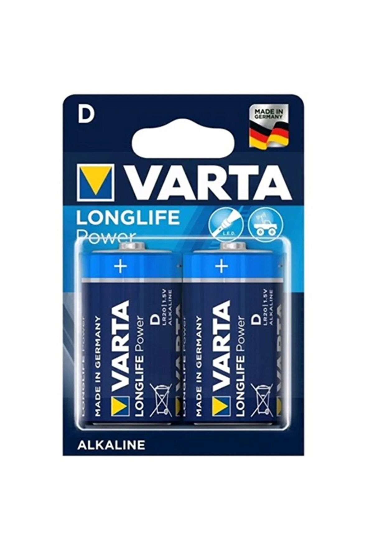 Longlife Power C Orta Boy Alkalin Pil 2li Blister